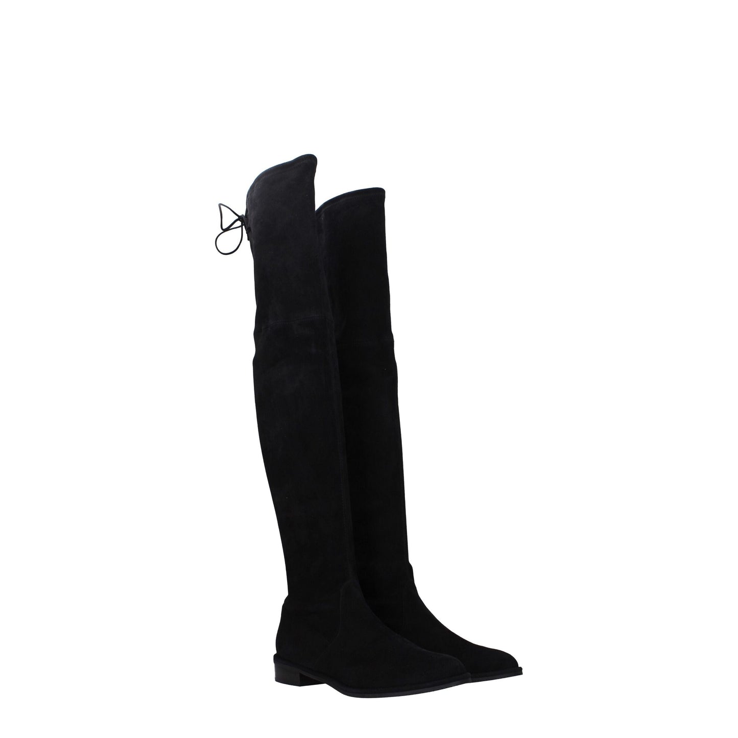 Stuart Weitzman Black Leather Over The Knee