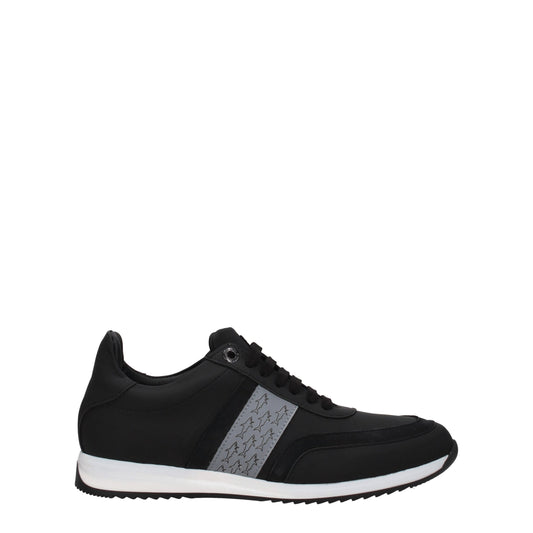 Paul & Shark Black Leather Sneakers