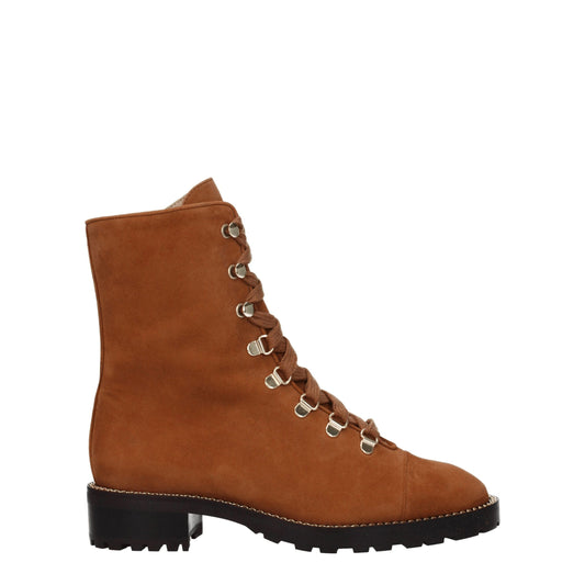 Stuart Weitzman Brown Leather Ankle Boots