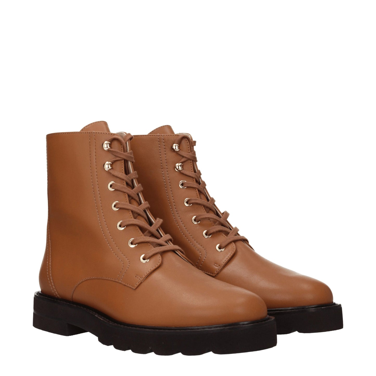 Stuart Weitzman Brown Leather Ankle Boots