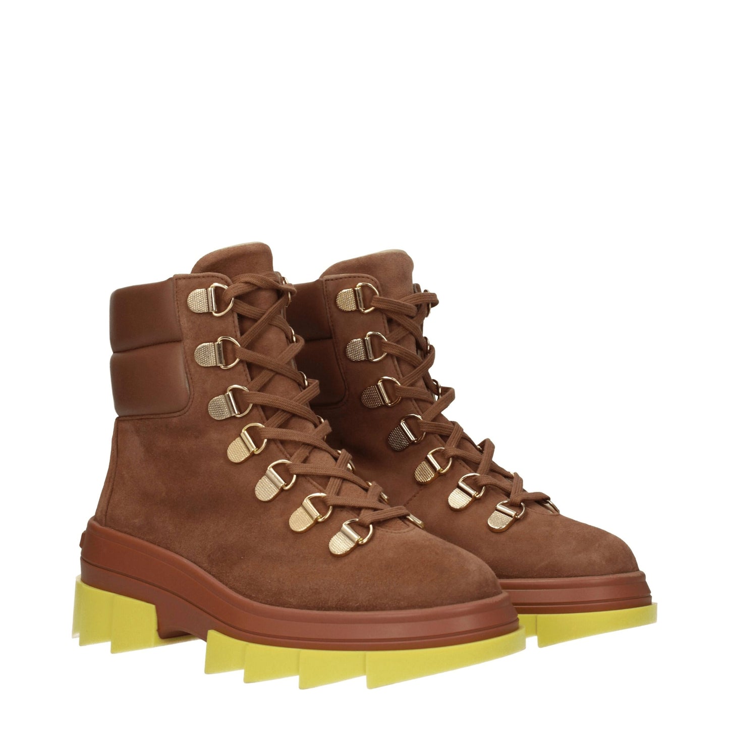 Stuart Weitzman Brown Leather Ankle Boots
