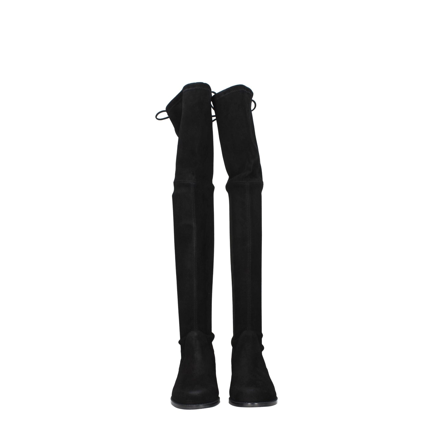 Stuart Weitzman Black Leather Over The Knee