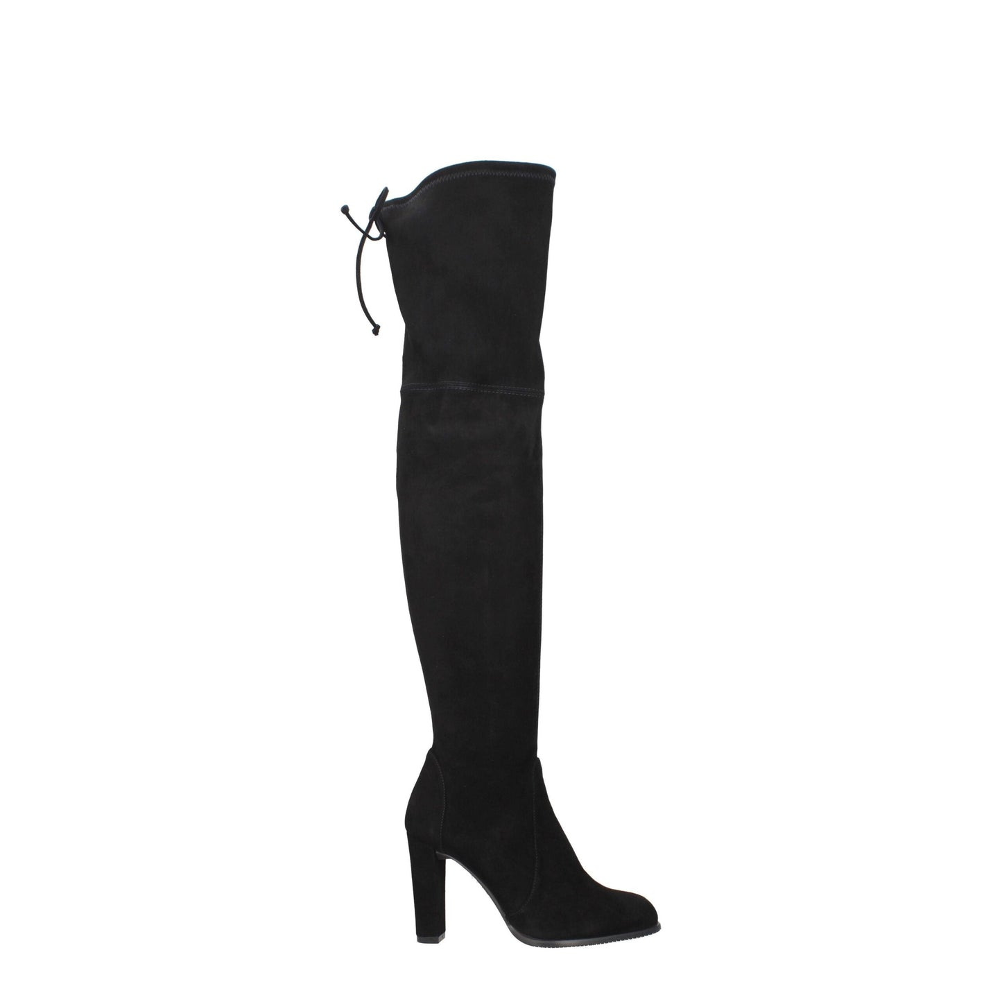 Stuart Weitzman Black Leather Over The Knee