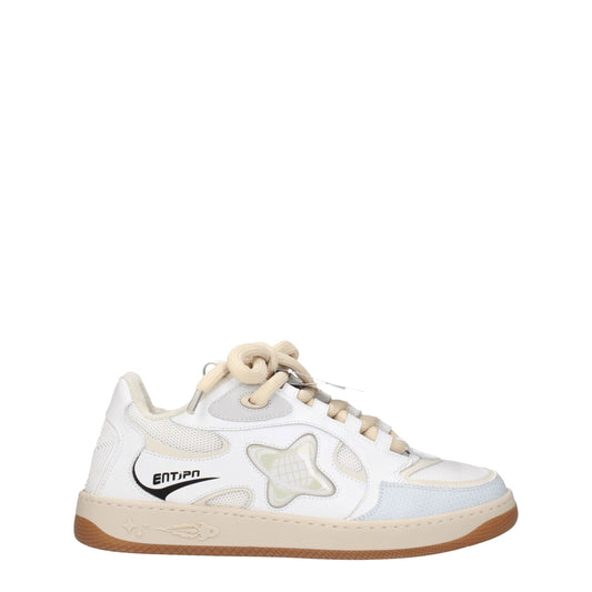 Enterprise Japan White Leather Sneakers