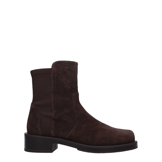 Stuart Weitzman Brown Leather Ankle Boots