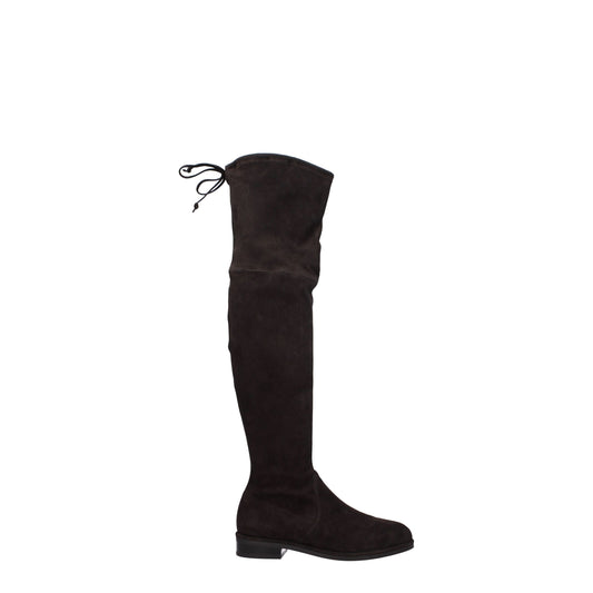 Stuart Weitzman Brown Leather Over The Knee