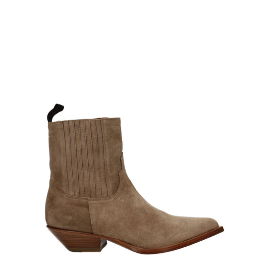 Sonora Brown Leather Ankle Boots