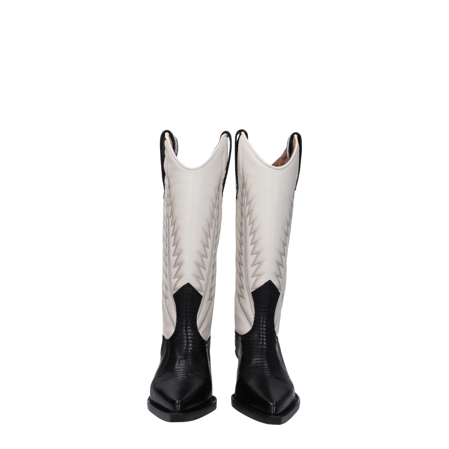 Paris Texas Beige Leather Boots