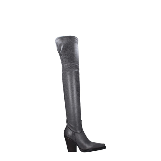 Paris Texas Black Leather Over The Knee