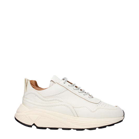 Buttero White Leather Sneakers