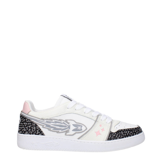 Enterprise Japan White Leather Sneakers