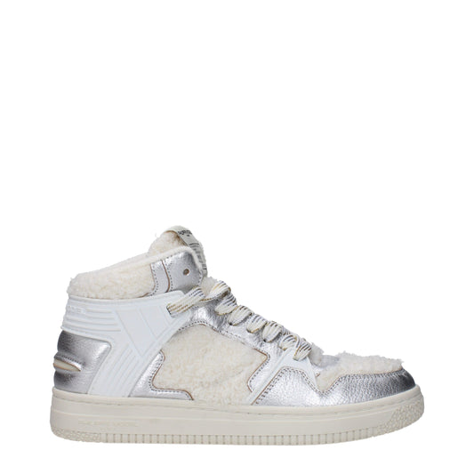 Philippe Model Gray Leather High Tops