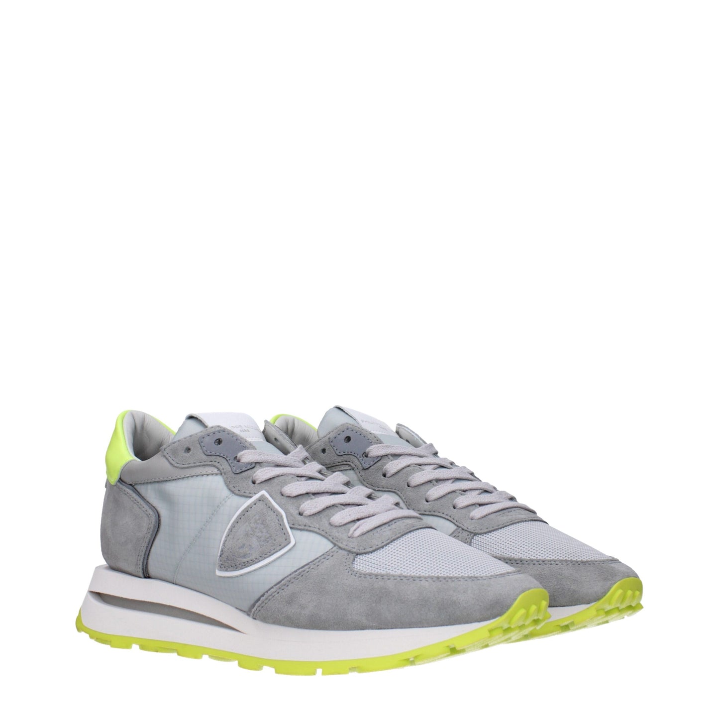 Philippe Model Gray Fabric Sneakers
