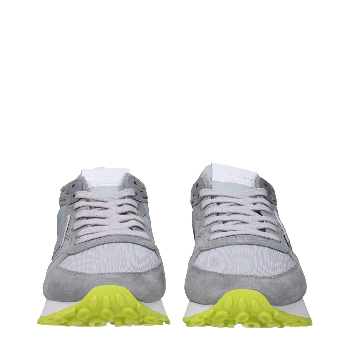 Philippe Model Gray Fabric Sneakers