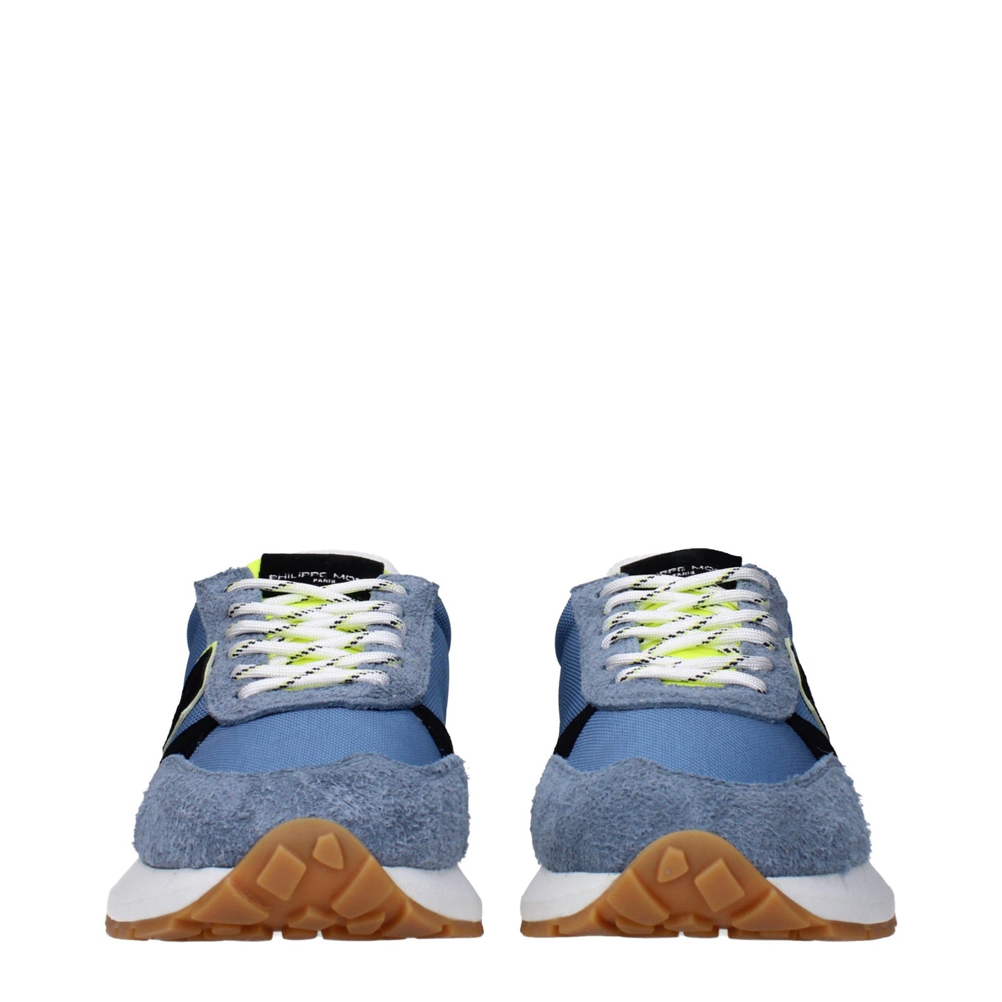 Philippe Model Blue Fabric Sneakers