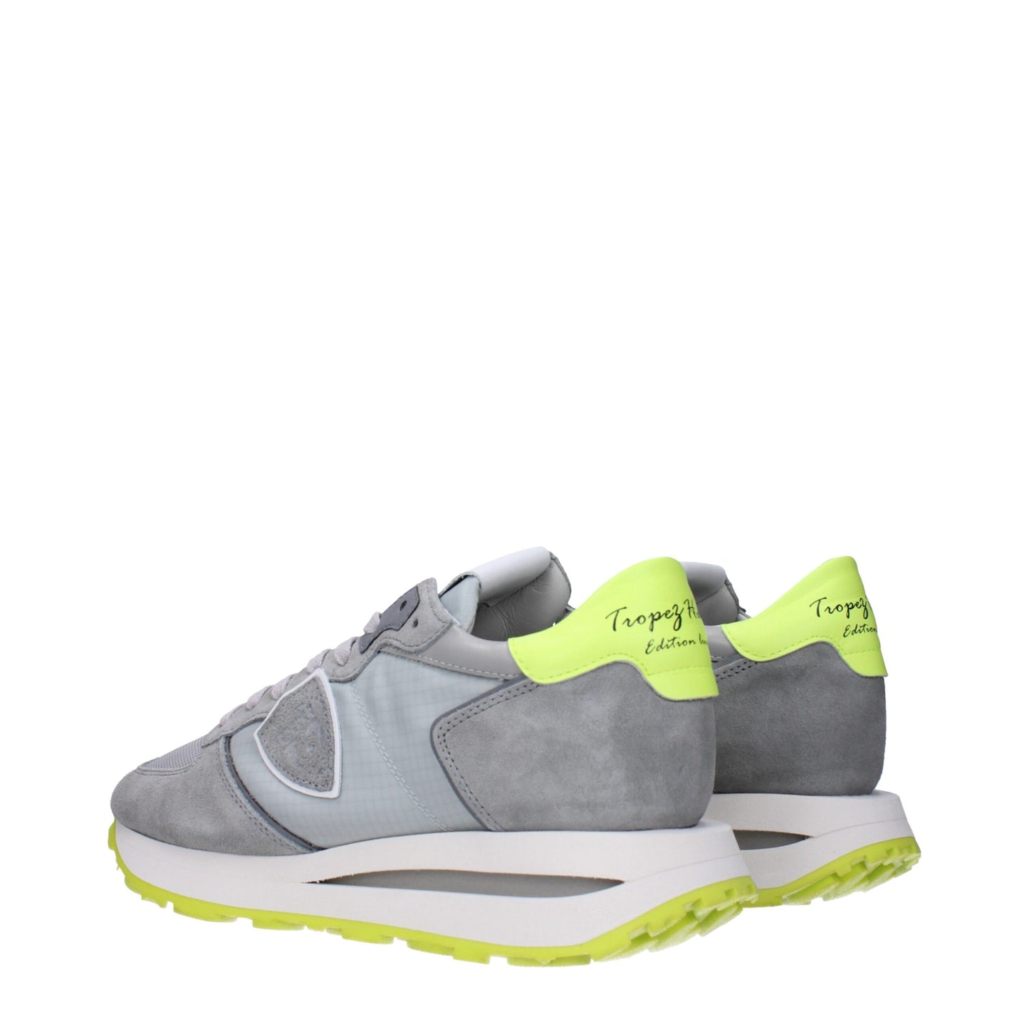Philippe Model Gray Fabric Sneakers