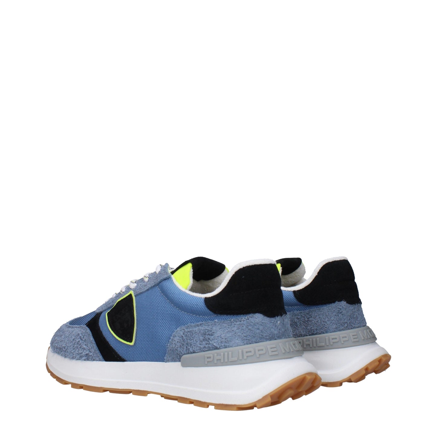 Philippe Model Blue Fabric Sneakers
