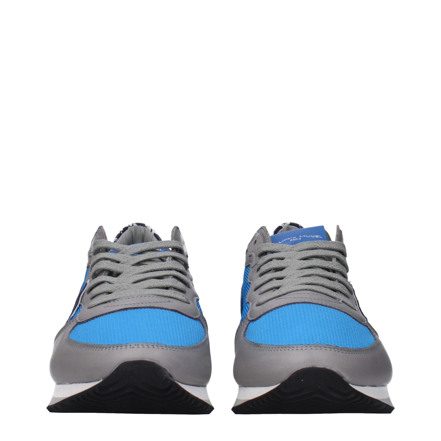 Philippe Model Blue Fabric Sneakers