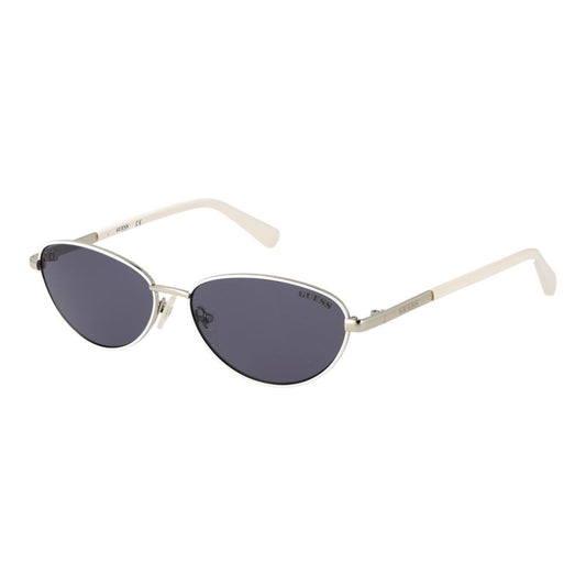Guess White Unisex Sunglasses