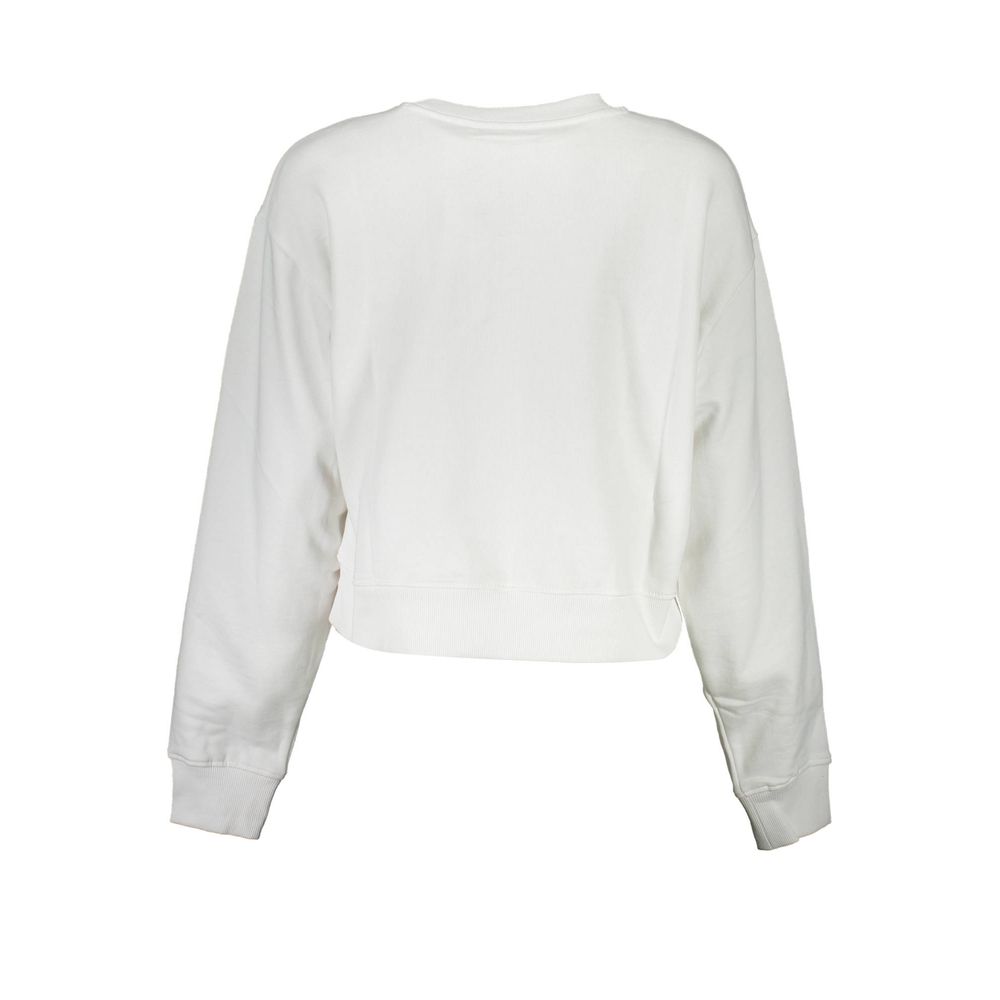 Guess Jeans White Cotton Sweater