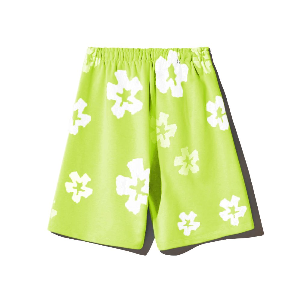 Comme Des Fuckdown Green Cotton Short