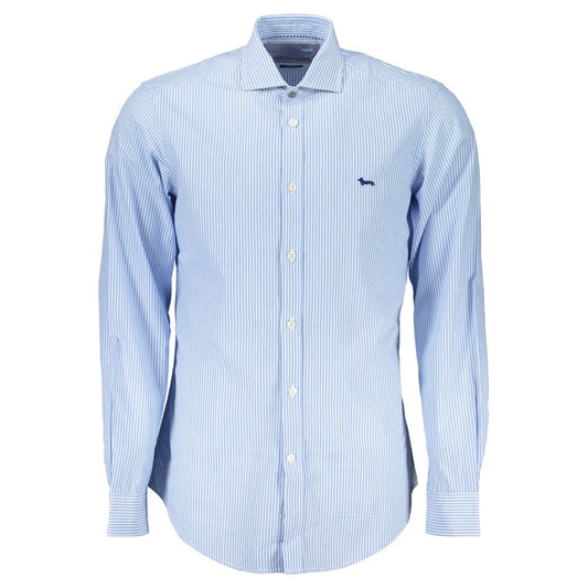 Harmont & Blaine Blue Cotton Shirt