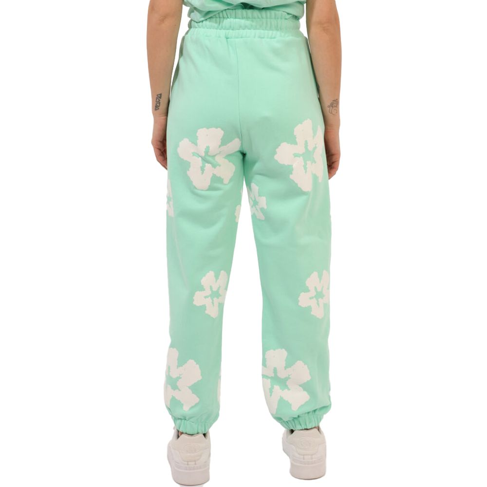 Comme Des Fuckdown Green Cotton Jeans & Pant