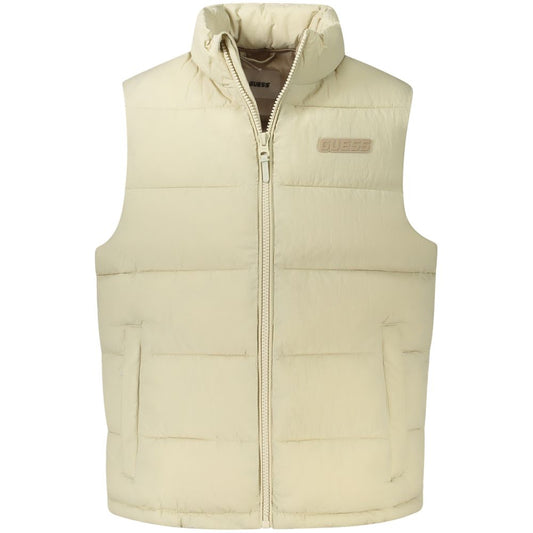 Guess Jeans Beige Polyamide Jacket