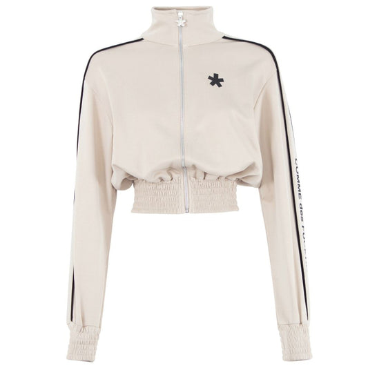 Comme Des Fuckdown Beige Cotton Sweater