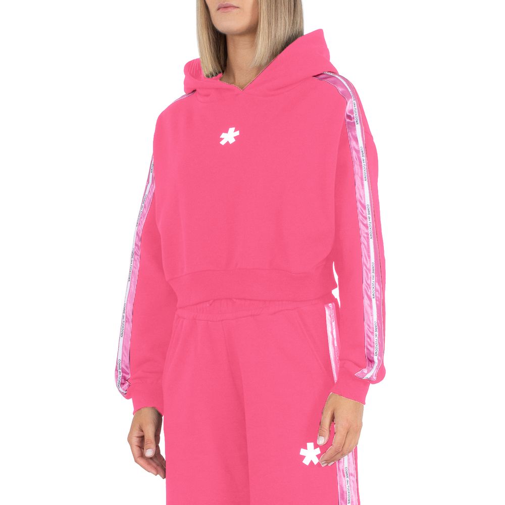 Comme Des Fuckdown Fuchsia Cotton Sweater