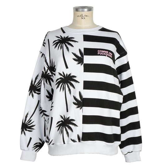 Comme Des Fuckdown Black Cotton Sweater