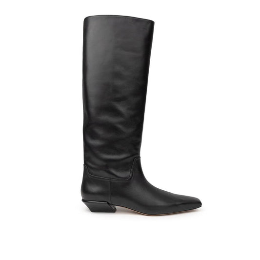 Paris Texas Black Leather Boot