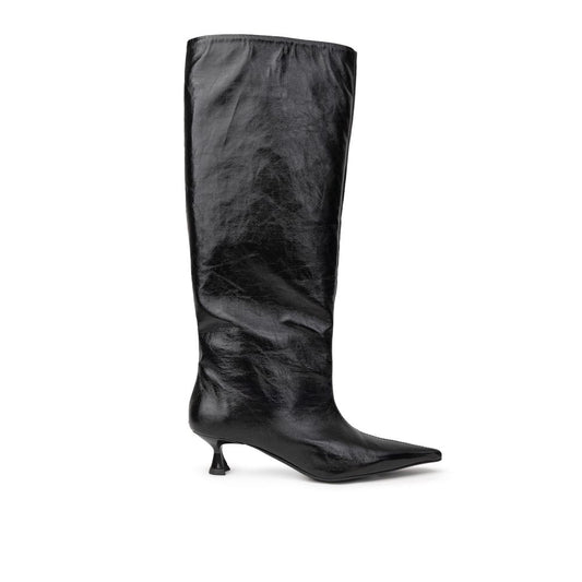 Paris Texas Black Leather Boot