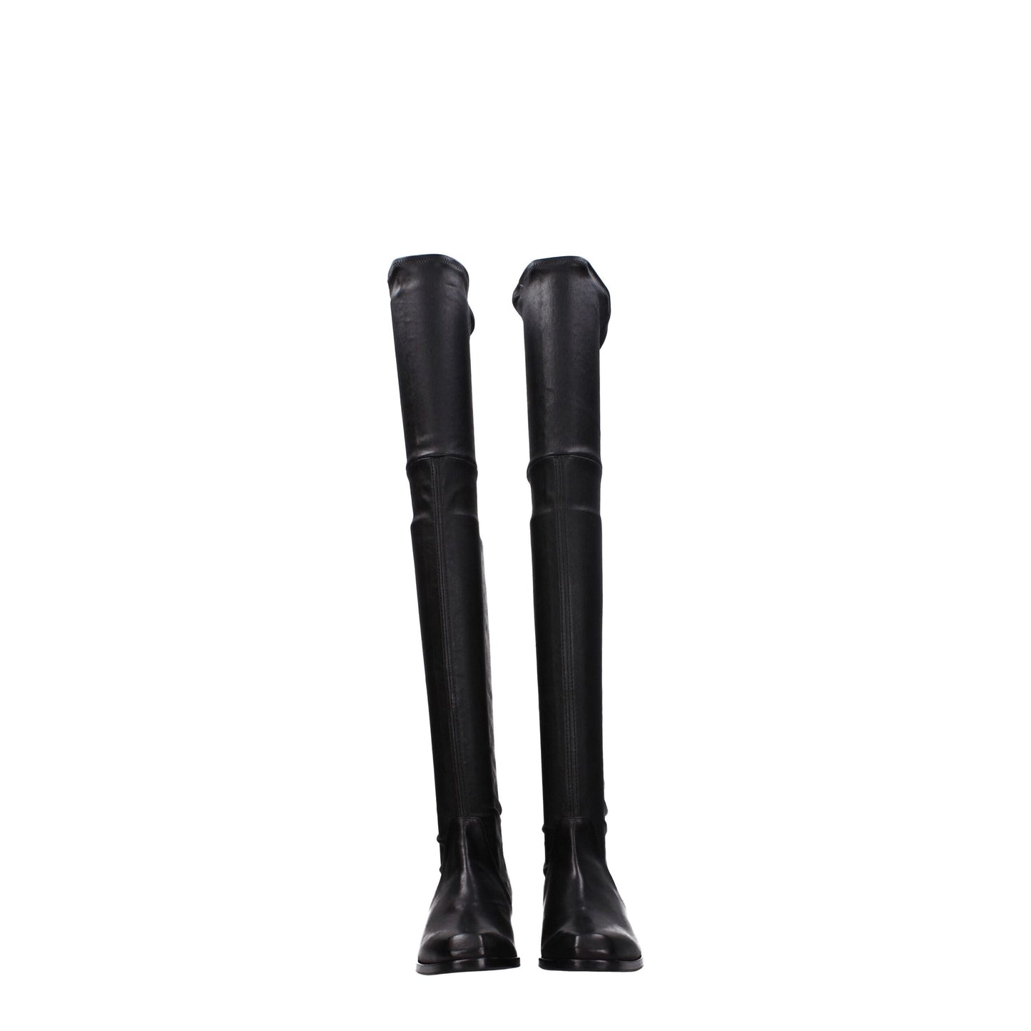 Parallèle Black Leather Over The Knee