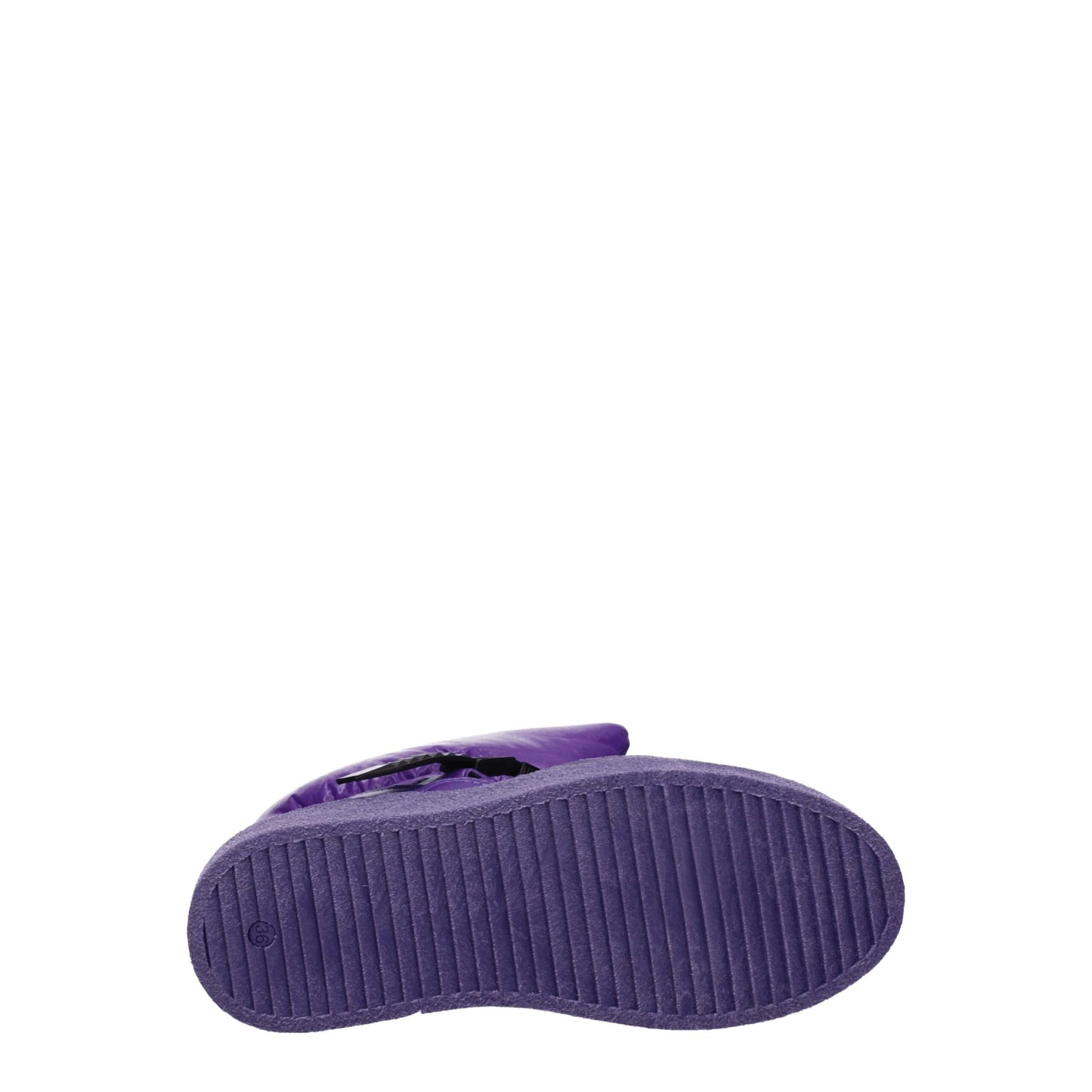 Khrisjoy Purple Polyester Ankle Boots