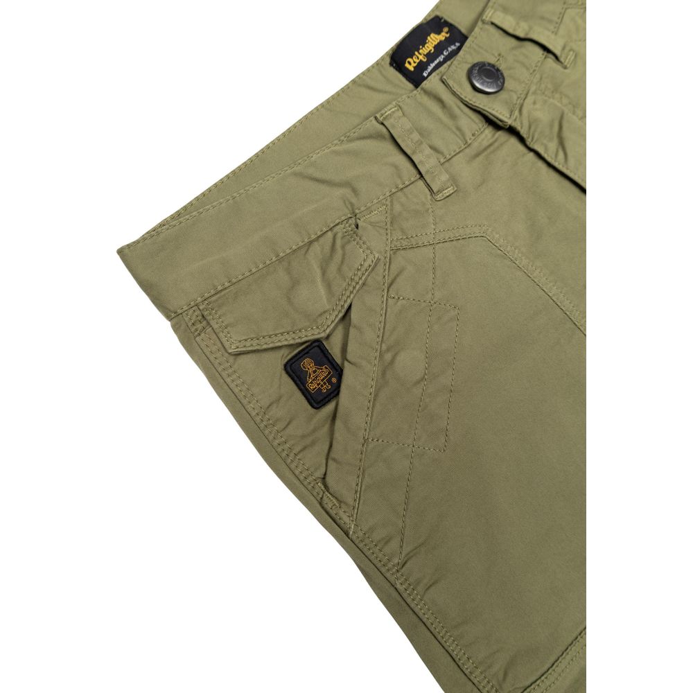 Refrigiwear Green Cotton Bermuda