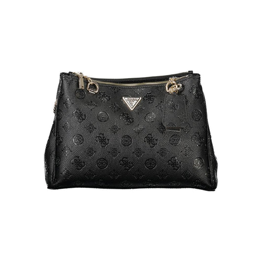 Guess Jeans Black Polyethylene Handbag