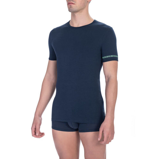 Bikkembergs Black Cotton Unisex T-Shirt