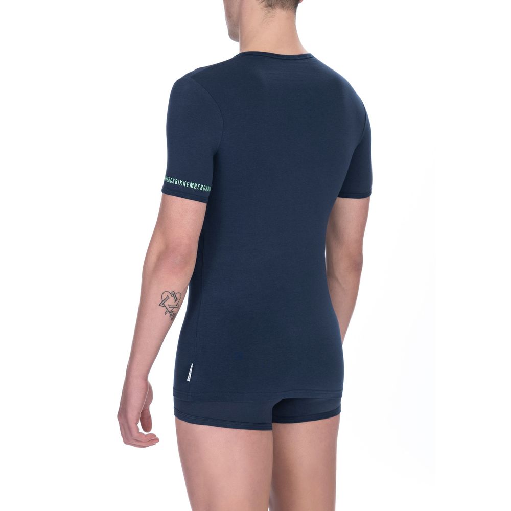 Bikkembergs Black Cotton Unisex T-Shirt