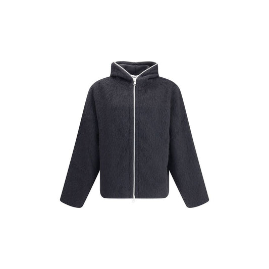 Our Legacy Zip Sweater furry effect design