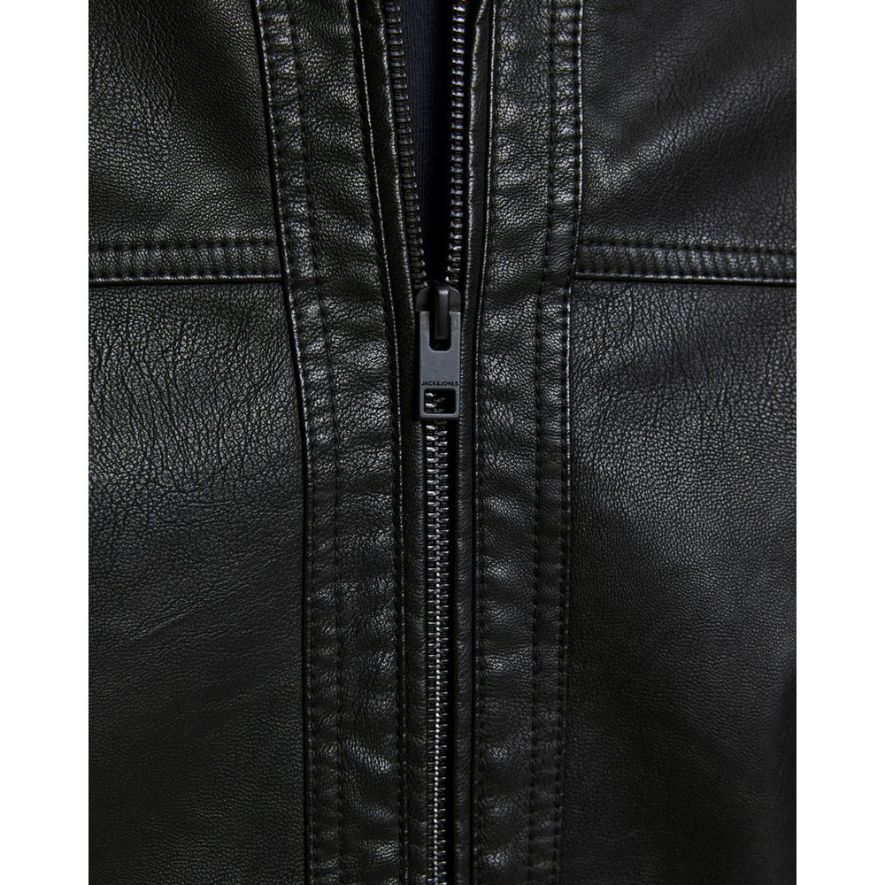 Jack Jones Black Polyamide Jackets & Coat