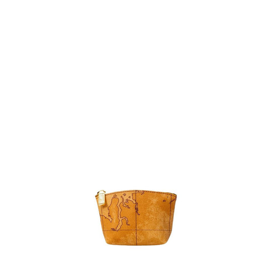 Alviero Martini Prima Classe Beige Cotton Clutch Bag