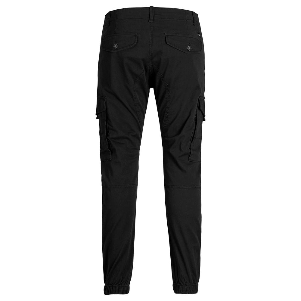 Jack Jones Black Cotton Skinny Pant