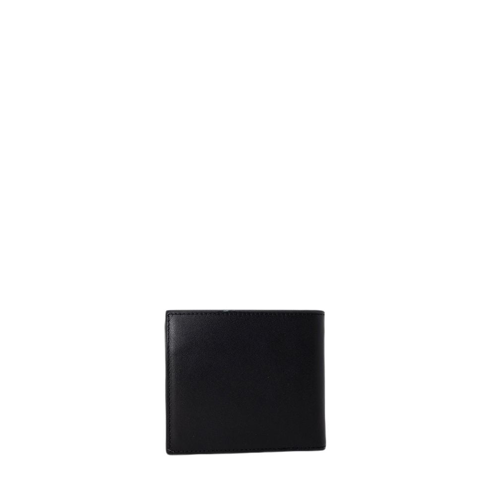 Armani Exchange Črna usnjena denarnica