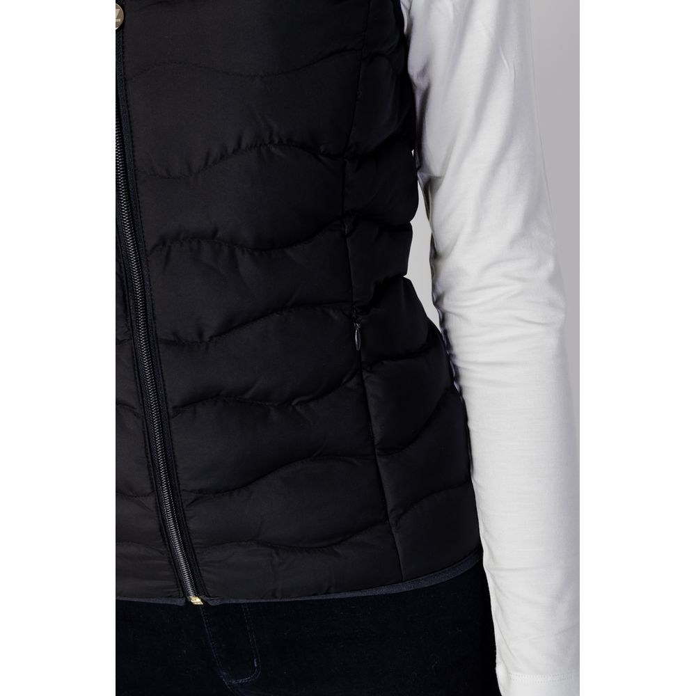 EA7 Emporio Armani Black Polyester Sleveless Jacket