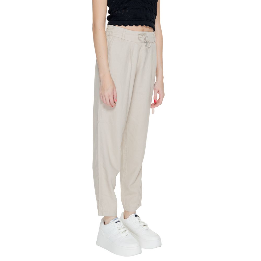 Only Beige Linen Pant