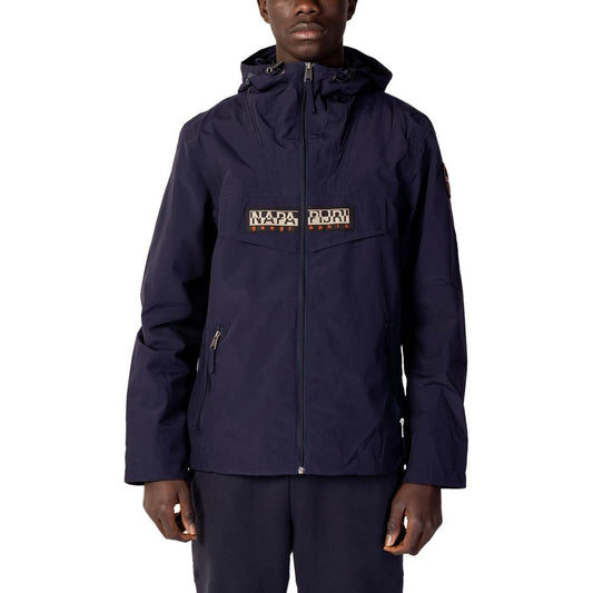 Napapijri Blue Polyester Jackets & Coat