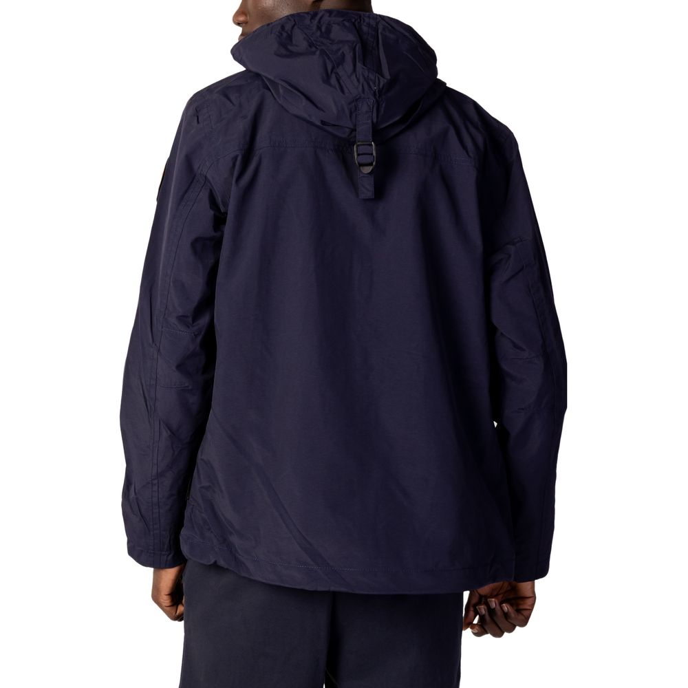 Napapijri Blue Polyester Jackets & Coat