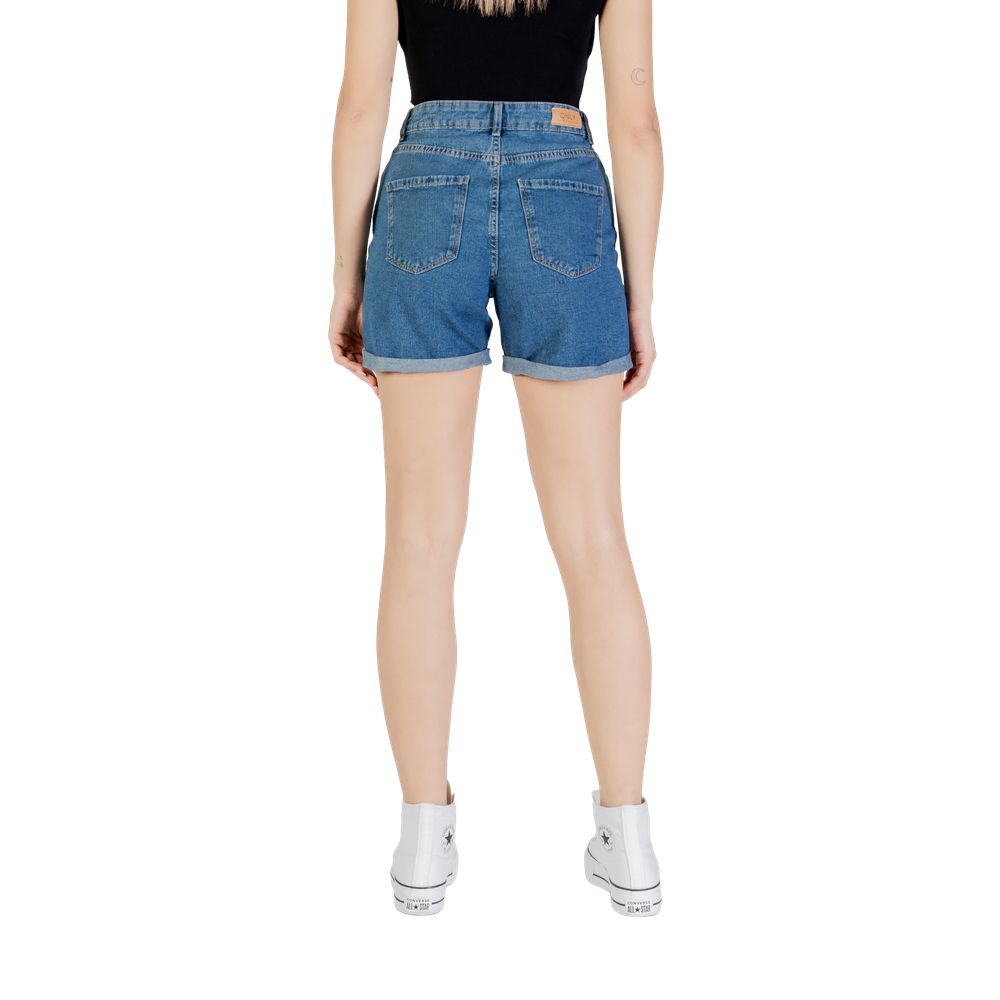 Only Blue Cotton Short