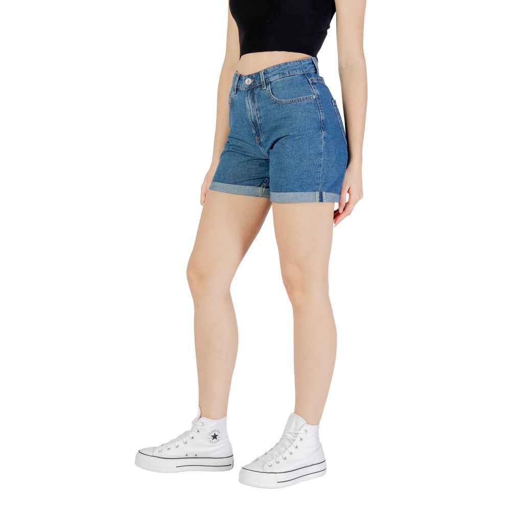Only Blue Cotton Short